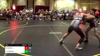 125 lbs Round 1 (4 Team) - Caleb Schlick, SEMO Indians vs James Anderson, The Untouchables Black