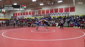 285 lbs 5th Place Match - Lakyr Peska, South Tama County vs Kieran Owings, Clear Creek-Amana