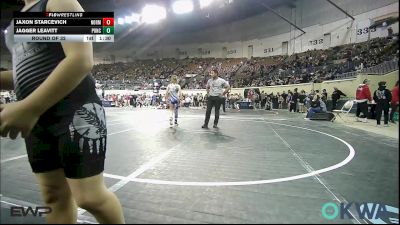 100 lbs Round Of 32 - Jaxon Starcevich, Norman Grappling Club vs Jagger Leavitt, Ponca City Wildcat Wrestling