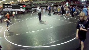 120 lbs Champ. Round 2 - Kain Molina, Nebraska Elite Wrestling Club vs Miles James, Ponca Spears Wrestling Club