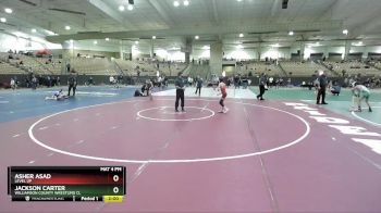 80 lbs Semifinal - Asher Asad, Level Up vs Jackson Carter, Williamson County Wrestling Cl