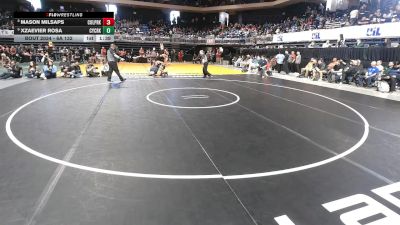 6A 132 lbs Champ. Round 1 - Xzaevier Rosa, Cypress Creek vs Mason Milsaps, Conroe Woodlands College Park