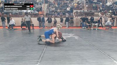 125_B lbs Round Of 16 - Nolan Aughenbaugh, Curwensville vs Ganon Roberts, Cambridge Springs