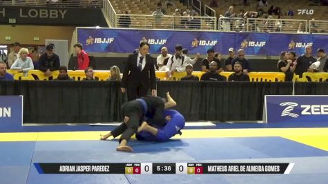 Matheus Ariel De Almeida Gomes vs Adrian Jasper Paredez 2026 Pan Jiu Jitsu IBJJF Championship