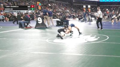 120 lbs Consi Of 16 #2 - Joey Guanella, Windsor (NC) vs Jason Lin, La Costa Canyon (SD)