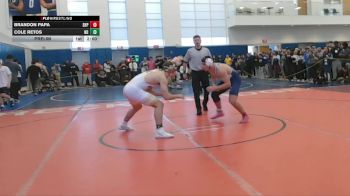 175 lbs Prelim - Brandon Papa, Seton Hall Prep vs Cole Retos, Notre Dame Green Pond