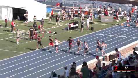 Men's 100m, Finals 1