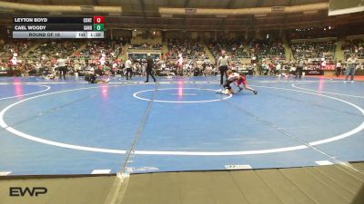 58 lbs Round Of 16 - Leyton Boyd, Contender Wrestling Academy vs Cael Woody, Sanderson Wrestling Academy