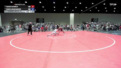 126 lbs Champ. Rd Of 16 - Adam Daniels, Paris Wrestling Club vs Drew Brinkmeier, Spartan Mat Club