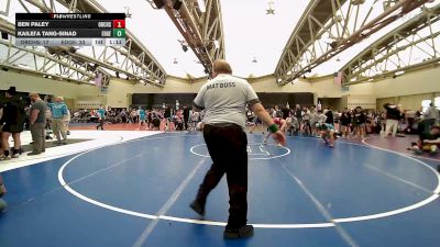 131 lbs Semifinal - Ben Paley, Orchard South MS vs Kailei'a Tang-Sinad, Edge Wrestling