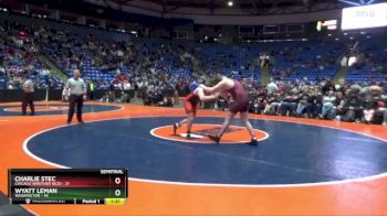 215 lbs Semis & 1st Wrestleback (8 Team) - Charlie Stec, Chicago (Brother Rice) vs Wyatt Leman, Washington