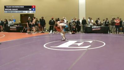 175 lbs Champ. Rd Of 16 - Elijah Dickerscheid vs Mitchel Bailey, Exodus Wrestling Club