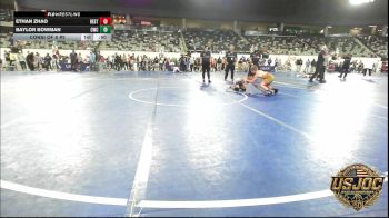 73 lbs Consi Of 8 #2 - Baylor Bowman, Columbus Wrestling Club vs Ethan Zhao, Best Trained