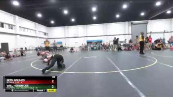 138 lbs Finals (8 Team) - Seth Holmes, NC Pride Elite vs Will Hendricks, Palmetto State Academy Gold