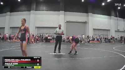 110 lbs Round 2 - Penelope Hall-Philbrick, Soda City Wrestling vs Paezlie Kerr, F-5 Grappling