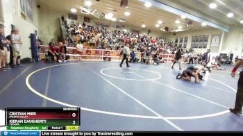 138 lbs Semifinal - Kieran Daugherty, Yucaipa vs Cristian Mier, Paloma Valley