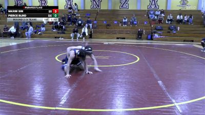 126 lbs Round 2 (4 Team) - Maxim Sim, Birmingham vs Pierce Blind, Bakersfield