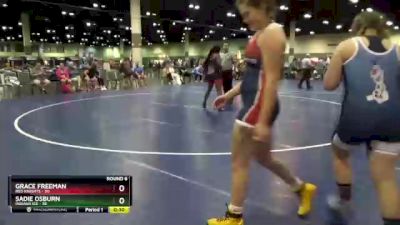 170 lbs Round 6 (8 Team) - Jayla Teague, Red Knights vs Allie Silcox, Indiana Ice