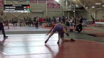 184 lbs Semifinal - Gabe Monroe, Coast Guard vs Jamie Evarts, Williams College