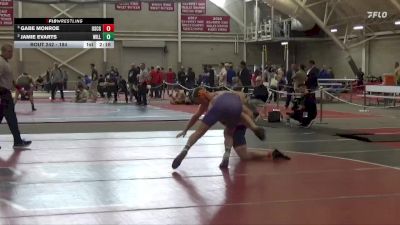 184 lbs Semifinal - Gabe Monroe, Coast Guard vs Jamie Evarts, Williams College