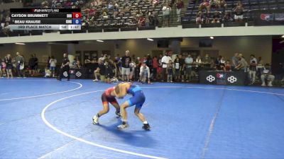 70 lbs 3rd Place Match - Cayson Brummett, Dead By Dawn vs Beau Krause, Kingdom