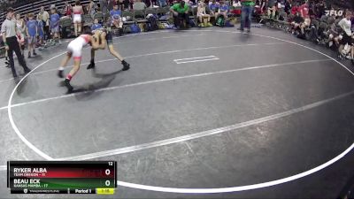 85 lbs Round 2 (6 Team) - Beau Eck, Kansas Mamba vs Ryker Alba, Team Oregon