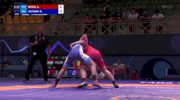 92 kg Repechage #3 - Andras Budai, Hungary vs Daniel Hutanu, Romania