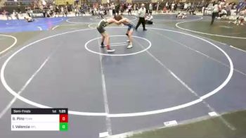 172 lbs Semifinal - Genaro Pino, Team Pueblo vs Isaac Valencia, Rifle Wrestling