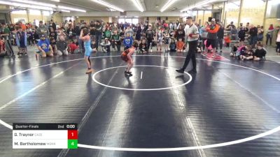 M 93 lbs Quarterfinal - Gibson Traynor, Cazenovia vs Marshall Bartholomew, Monroeton