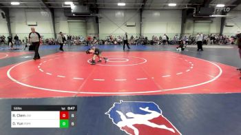 55 lbs Rr Rnd 3 - Bane Clem, Junior Indian Wrestling vs Daniel Yun, Pope Junior Wrestling