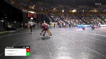 157 lbs Round Of 32 - Sebas Swiggum, Minnesota vs Jared Franek, ND State