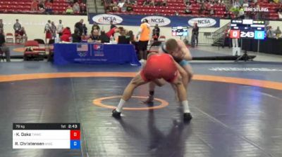 79 kg Rnd Of 16 - Kyle Dake, TMWC vs Ryan Christensen, University Of Wisconsin