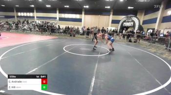 123 lbs Consi Of 16 #2 - Cash Andrade, Coachella Valley WC vs Zane Hill, Grants Pass WC (GPWC)