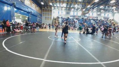 110 lbs Champ. Round 2 - Kaylee Padin, Kongkrete Wrestling Academy vs Emma Loosli, Buchholz High School