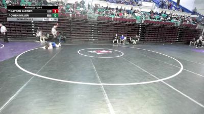 126 lbs Semifinal - Kayden Alford, Loris vs Owen Miller, Hanahan