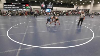 138 lbs Cons. Sub-rd Of 32 - Trandyn Lundquist, Big Cat Wrestling Club vs Mason Zamora, Waynesville Tigers Wrestling Club