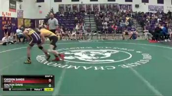 110 lbs Round 3 (6 Team) - Caydon Sands, Butler vs Dalton Davis, Sidney