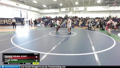 285 lbs Champ. Round 2 - Tyler Gaines, Lb Poly vs Frankie Molina- B Guy, Bishop Amat