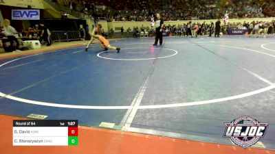 119 lbs Round Of 64 - Grant Davis, Honey Badgers Wrestling Club vs Cole Storozyszyn, D3 Wrestling Cluib