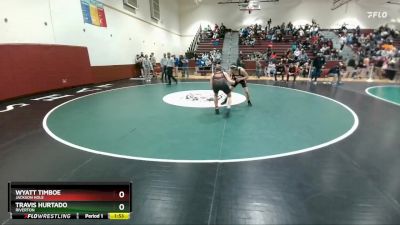 150 lbs Cons. Round 5 - Travis Hurtado, Riverton vs Wyatt Timboe, Jackson Hole