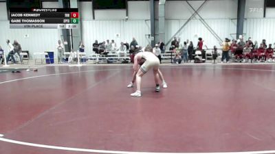 165 lbs 5th Place - Gabe Thomasson, Springfield vs Jacob Kennedy, Trinity