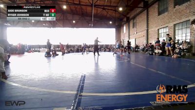 85 lbs Rr Rnd 3 - Jude Brunson, Mojo Mulisha 12u vs Ryker Johnson, Team Tulsa NDT