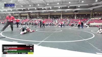 80 lbs Round 3 - Da`raun Brown, Maize WC vs Aiden Scheffer, Slyfox