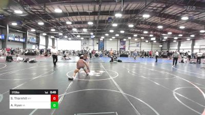 170 lbs Consi Of 32 #2 - Samuel Thornhill, WY vs Aiden Ryan, VA