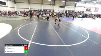 62 lbs Semifinal - Evan Thiele, Cvbjj vs Madden Barron, BlackCat WC