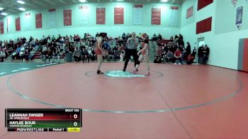 130 lbs Cons. Semi - Haylee Bour, Canton McKinley vs Leannah Swiger, Ak. Springfield