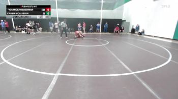 126 lbs Cons. Round 4 - Chance Wilderman, KAMO Wrestling Academy vs Casen McAlister, Tonganoxie HS
