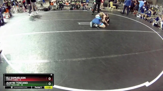 95 lbs Finals (8 Team) - Eli Samuelson, Kansas Cobra vs Austin Toscano ...