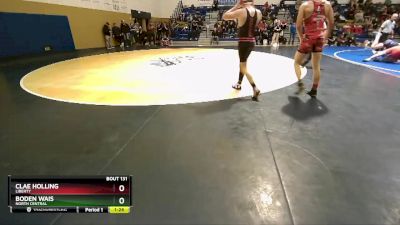 175 lbs Quarterfinal - Clae Holling, Liberty vs Boden Wais, North Central