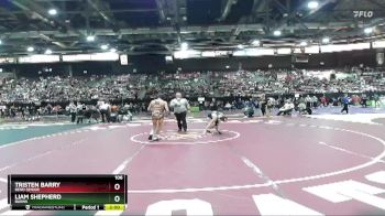 106 lbs Champ. Round 1 - Liam Shepherd, Burns vs Tristen Barry, Bend Senior